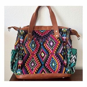 Nena & Co. MCDB Huipil/ Leather Bag